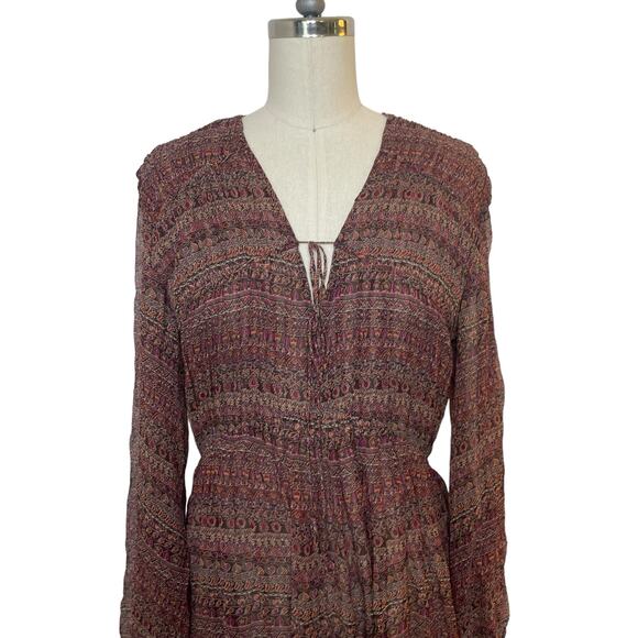 NEW Joie Alquina Dress Anise Flower Multi Colored Silk Lined Revolve Midi Small - Picture 6 of 12